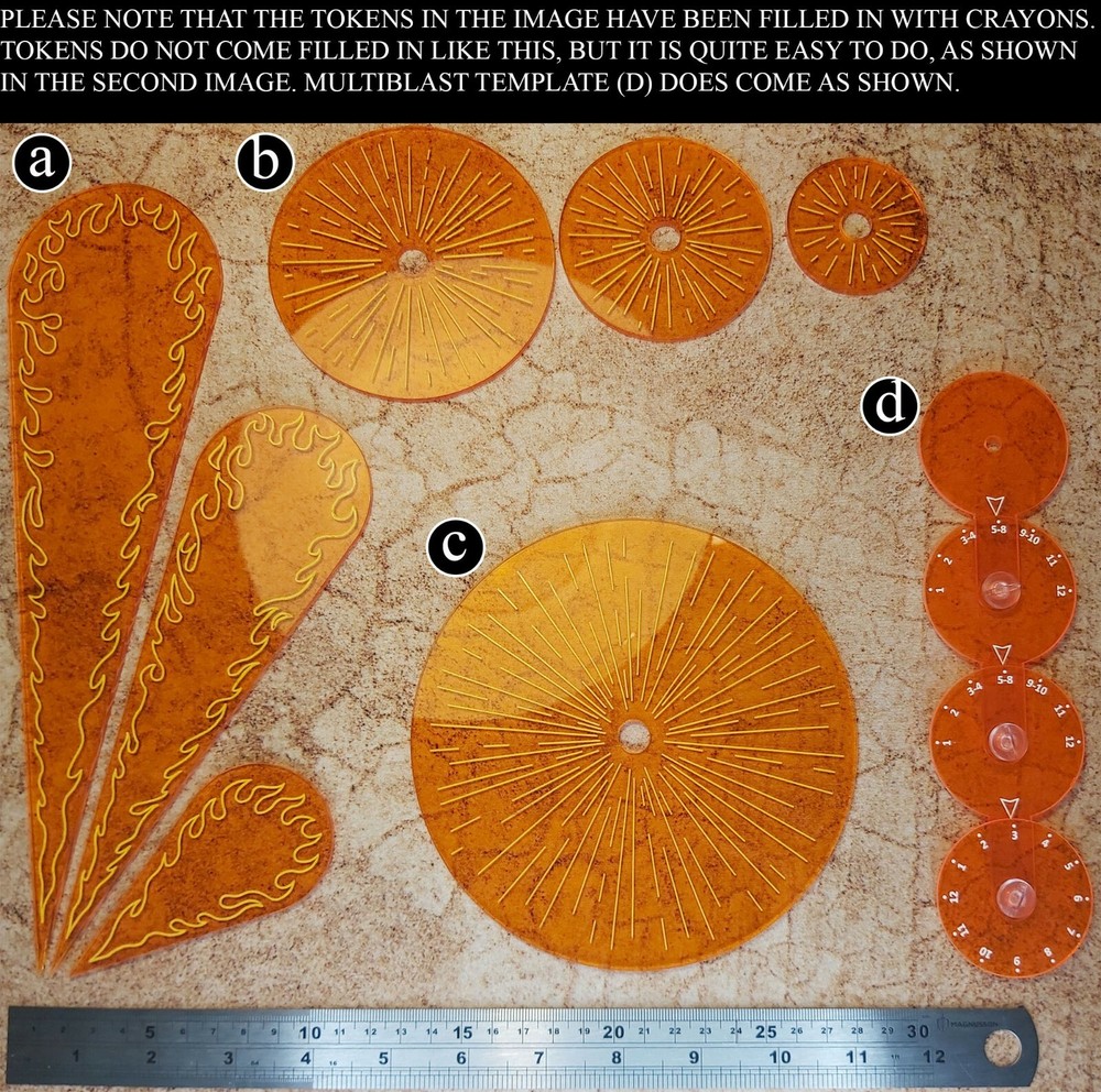 Warhammer 40k 2nd Edition Templates