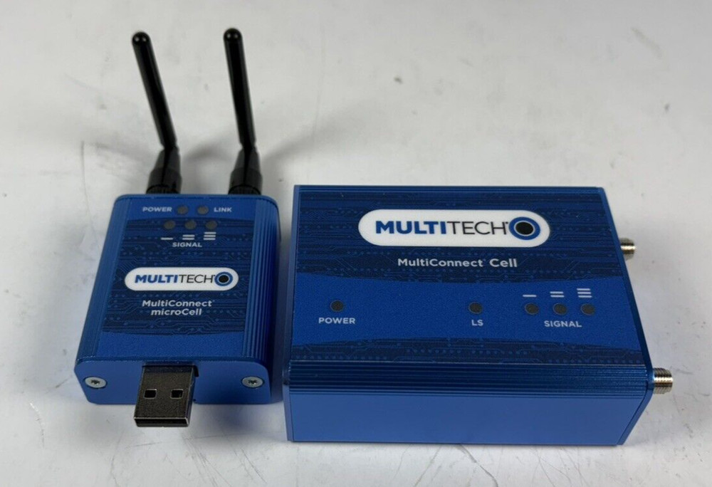 Multitech Multi Connect Cell Modem MTC-H5-B03 AND Micro Cell MTCM-LNA3-B03
