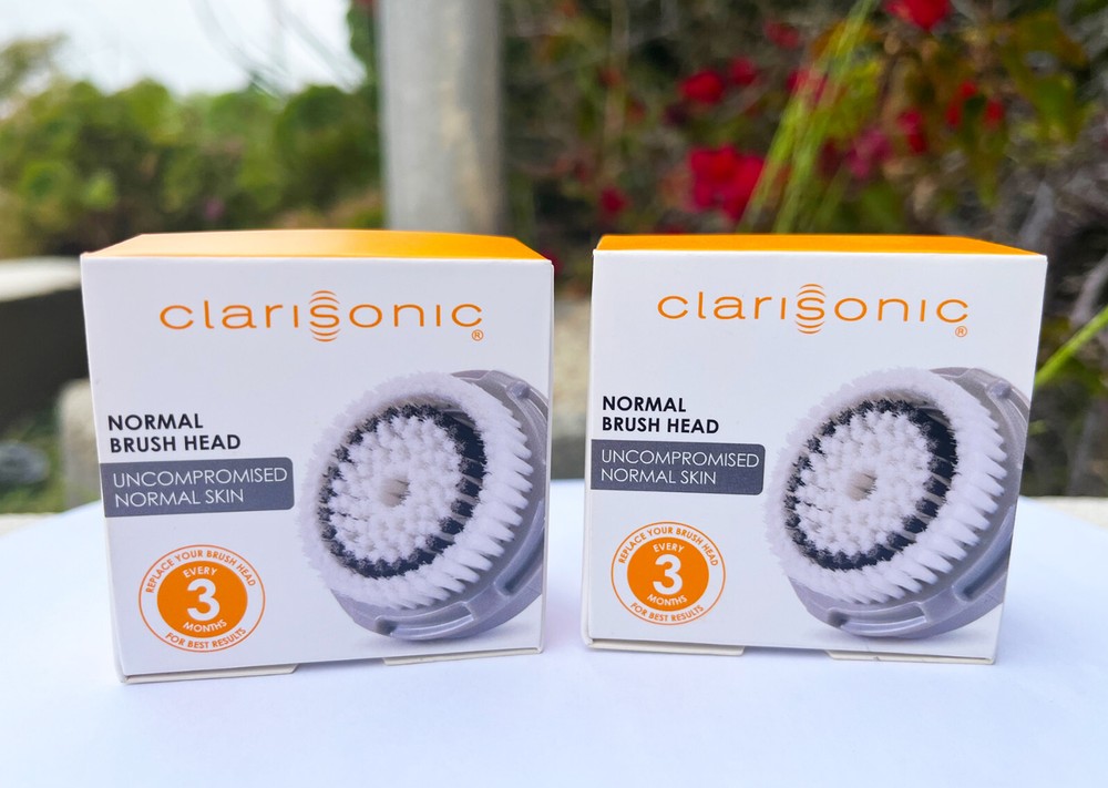 Clarisonic Normal Skin Replacement Brush Heads 2-Pack for Mia2, Aria Plus, Smart Profile