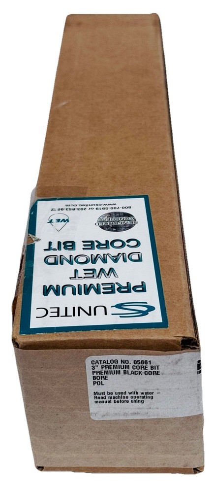 CS Unitec 3” Premium Wet Diamond Core Segmented Concrete Core Bit