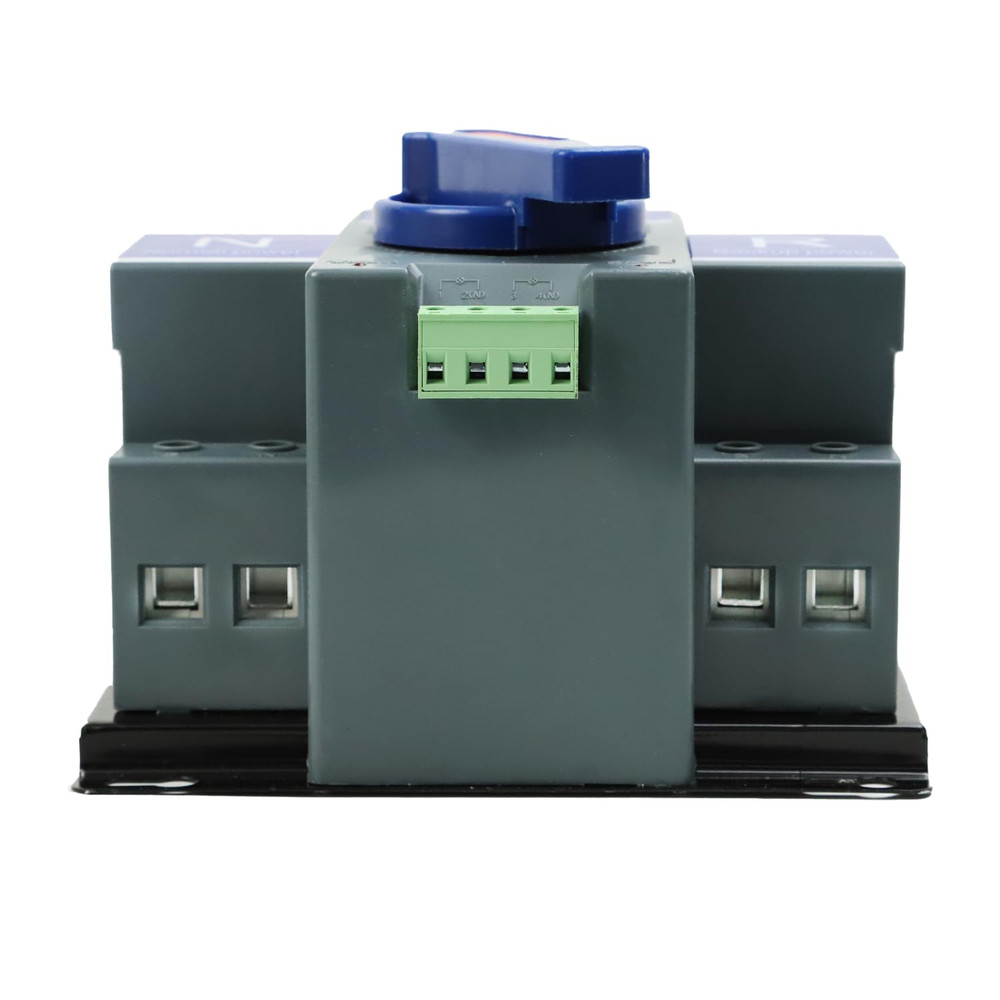 Dual Power Automatic Transfer Switch 110V 2P 63A Generator Changeover Switch Fo
