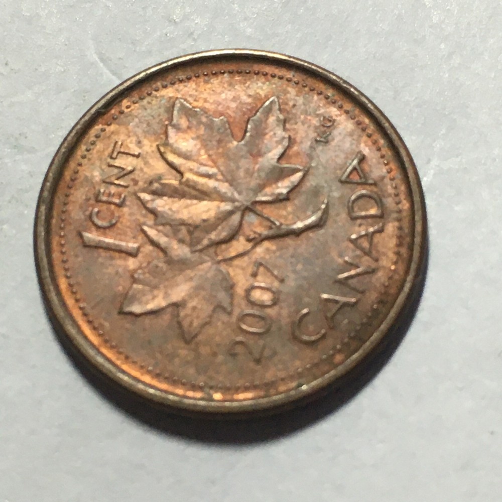 2007 CANADA ONE CENT COIN .