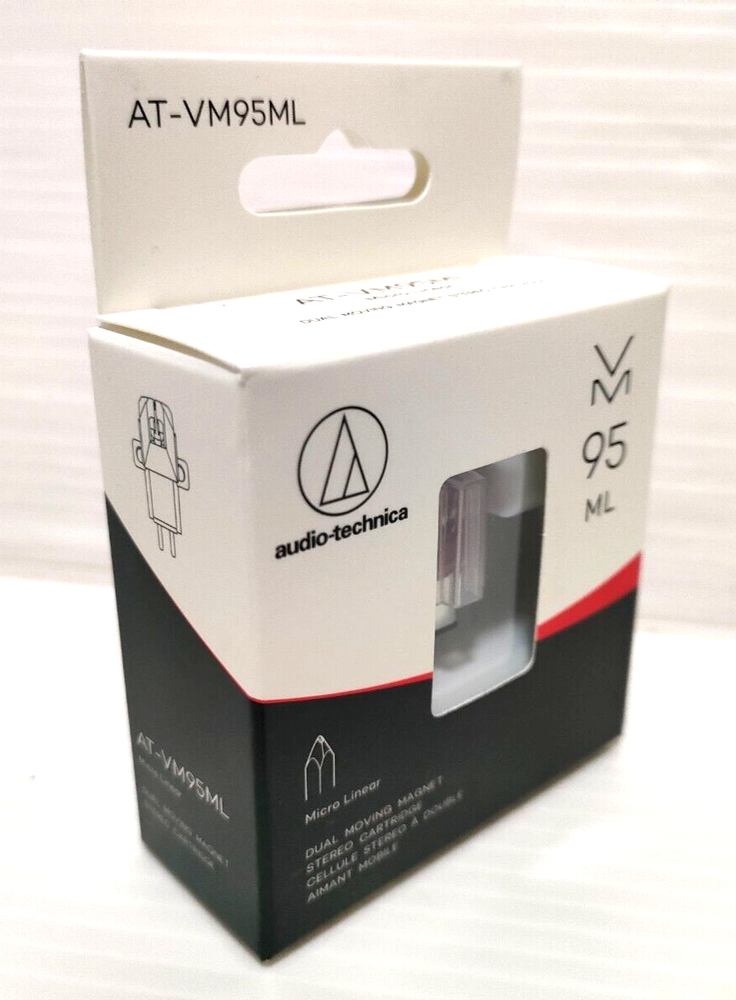 audio-technica VM type Stereo Cartridge AT-VM95ML Solid Micro Linear Needle Red