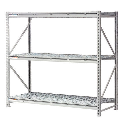 Extra High Capacity Bulk Rack With Wire Decking Starter Unit 72"W x 36"D x 96"H