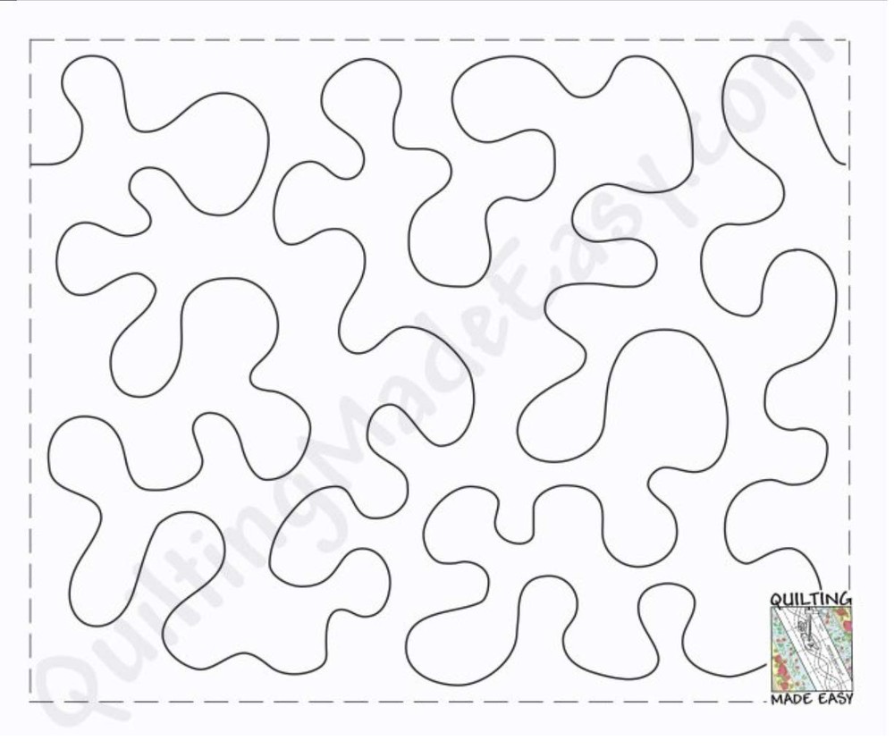 Stipples Made Easy Machine Quilting Templates Bundle – Quilt Patterns 301 Adhesi