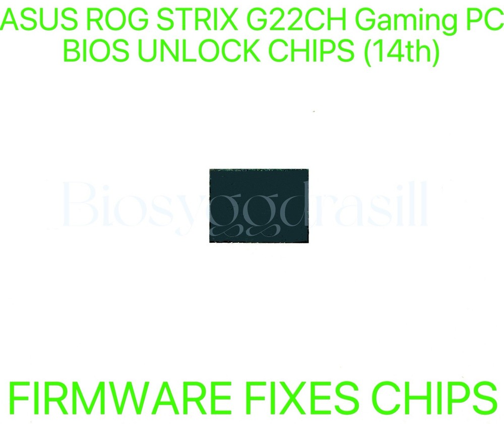 ASUS ROG STRIX G22CH Gaming PC, ADMIN NO PASSWORD FIRMWARE FIXES BIOS CHIP
