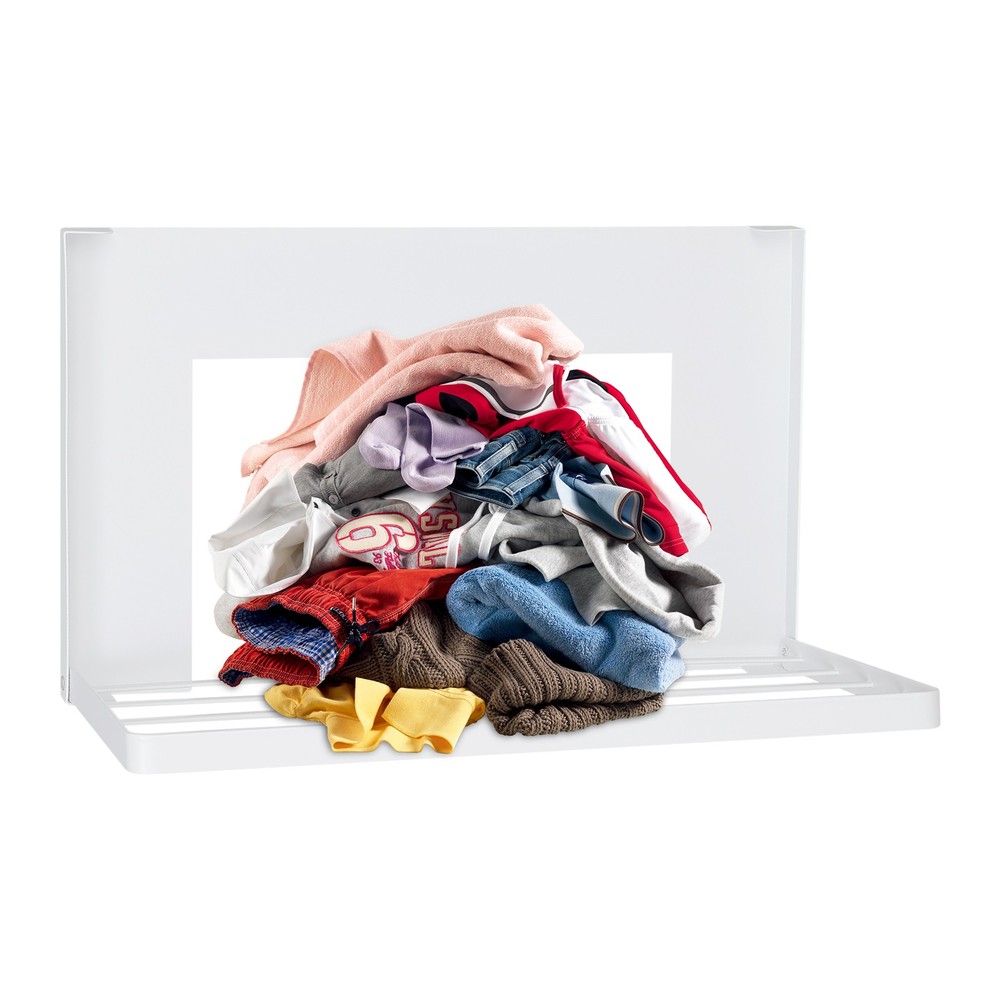 Magnetic Folding Shelf, Magnet Rack Mount on Washing Machine/Fridge Carbon Steel