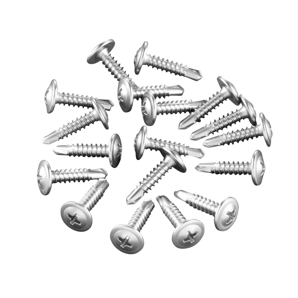 #8 Self Drilling Wood Screws, Silver