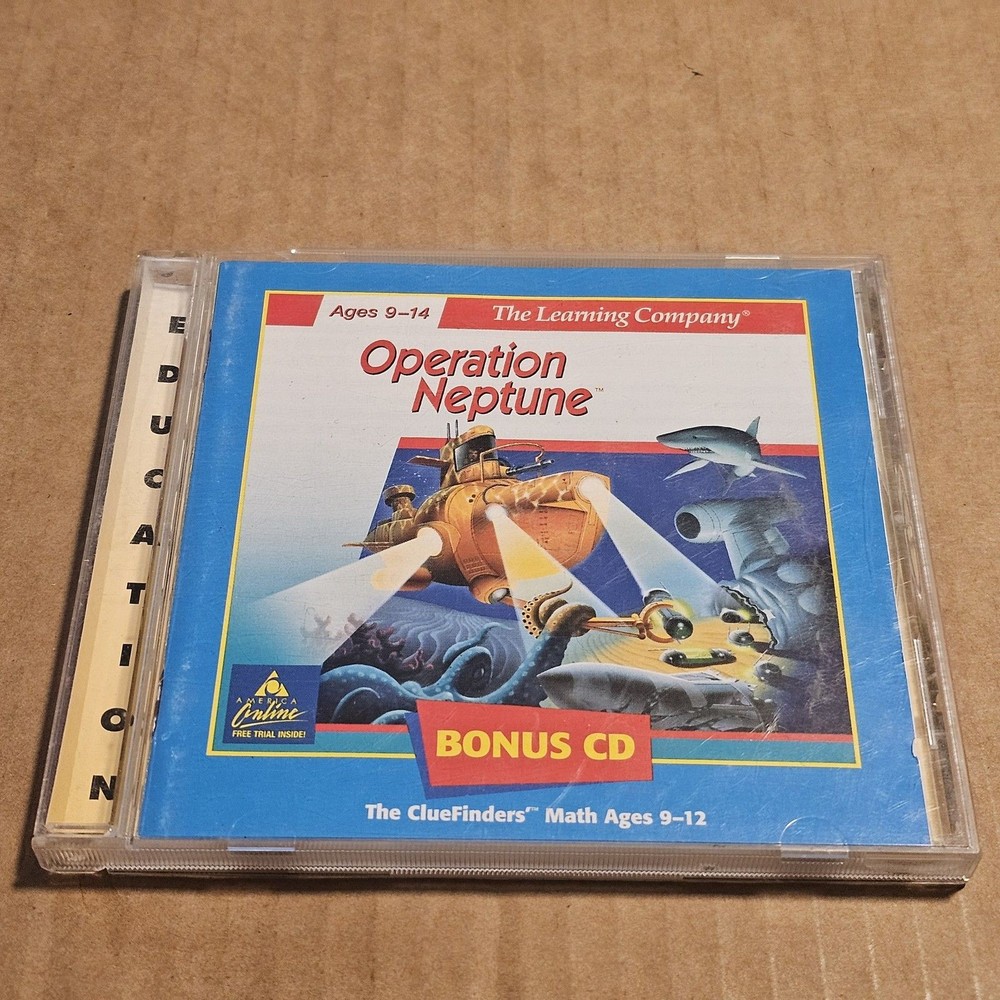 Operation Neptune Educational PC CD-ROM Bonus Disc The Learning Company