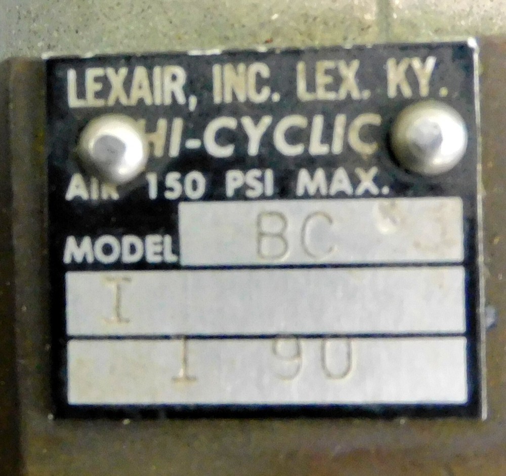 Lexair BC Limit Switch Safety Sensor Roller Lever Valve