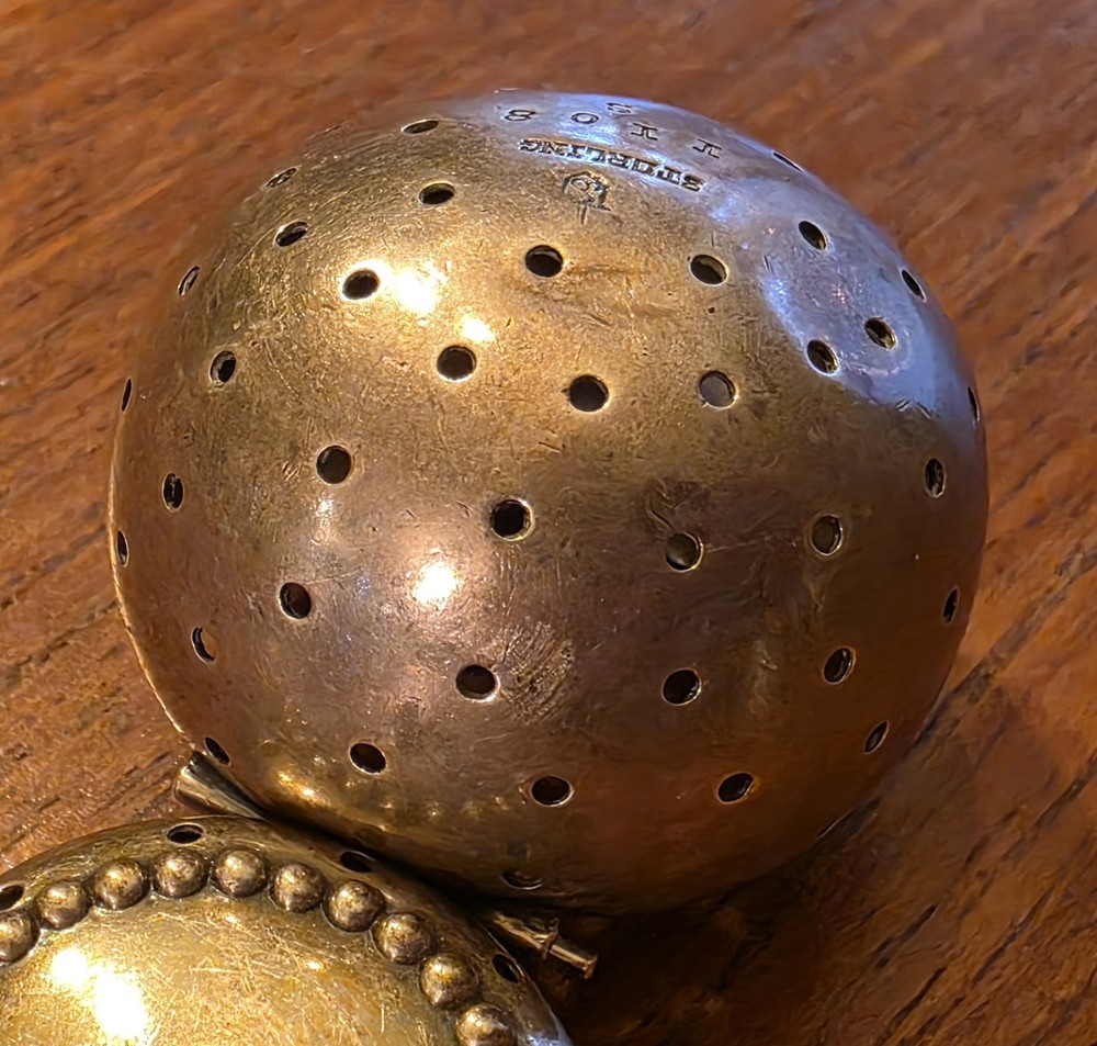 Vintage Fine STERLING SILVER TEA BALL INFUSER