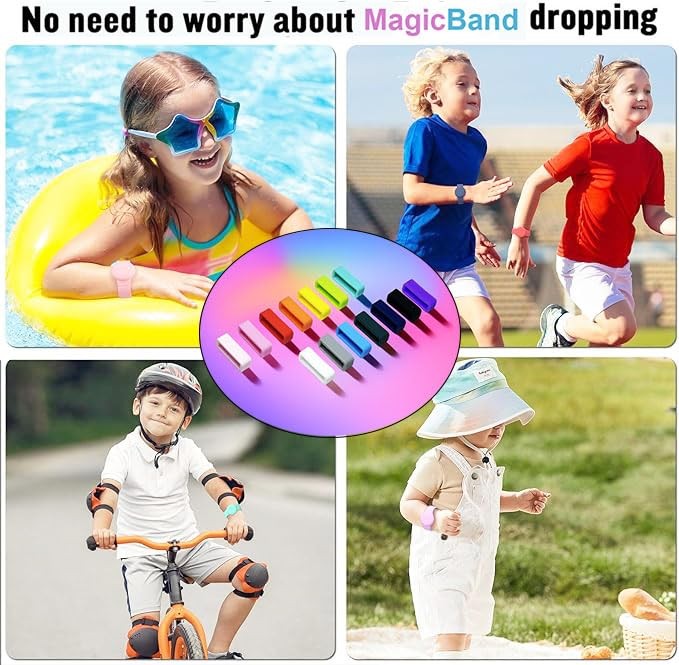 Compatible with Disney Magic Bands, MagicBand+ & 2.0 & More, 14-PACK