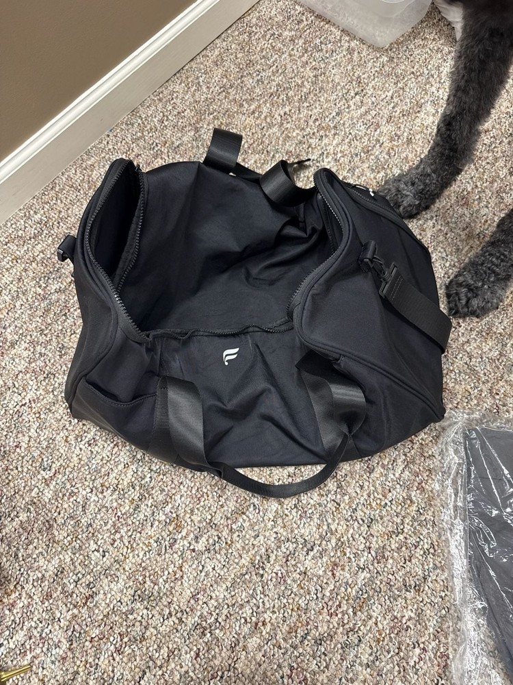Fabletics The Grip Duffle Bag in Black