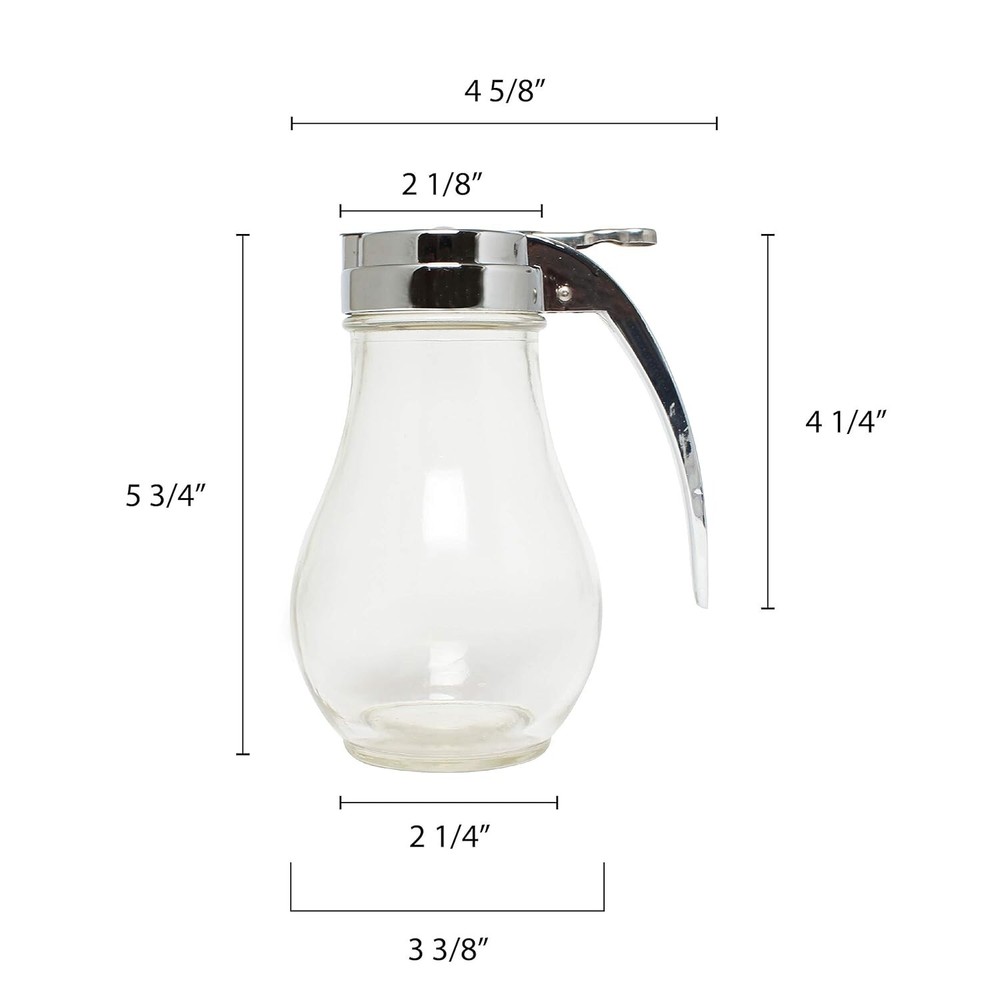 Thunder Group GLTWSY014 14 Oz Syrup Dispenser