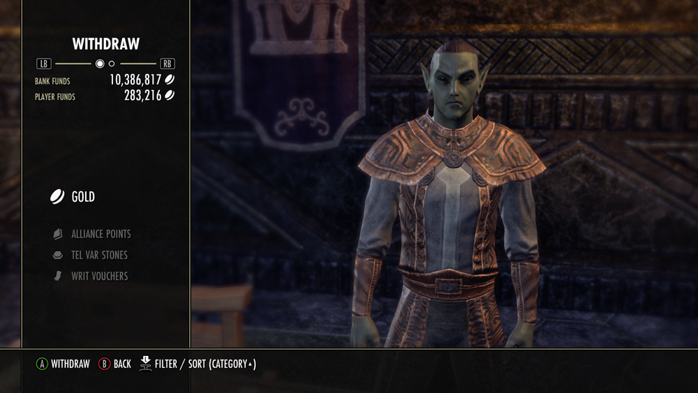 One Million Gold ESO Xbox NA Server