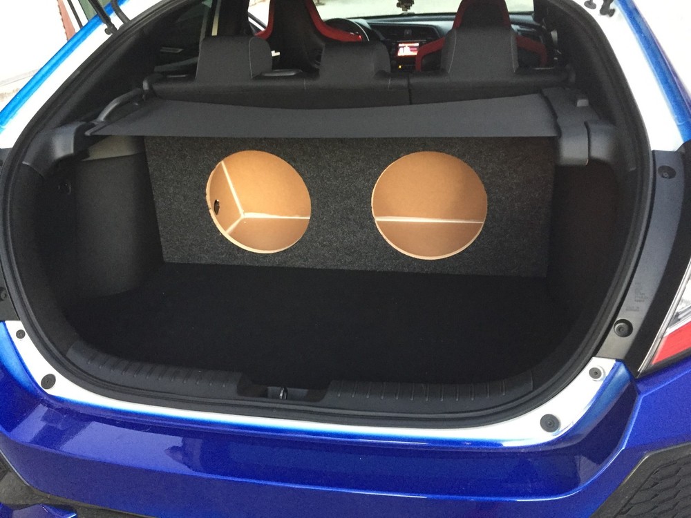 ZEnclosures 2016+ Honda Civic HATCHBACK 2-10" Subwoofer Speaker Sub Box