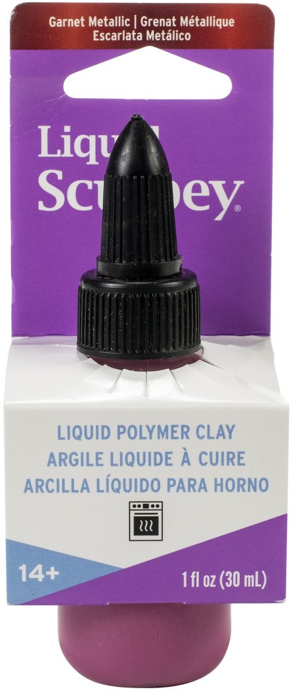 Sculpey Liquid 1oz-Garnet Metallic