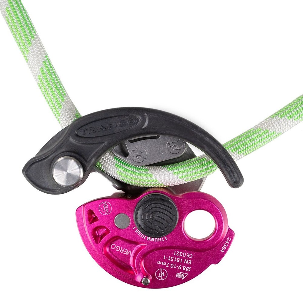 Trango Vergo Belay Device Magenta, One Size