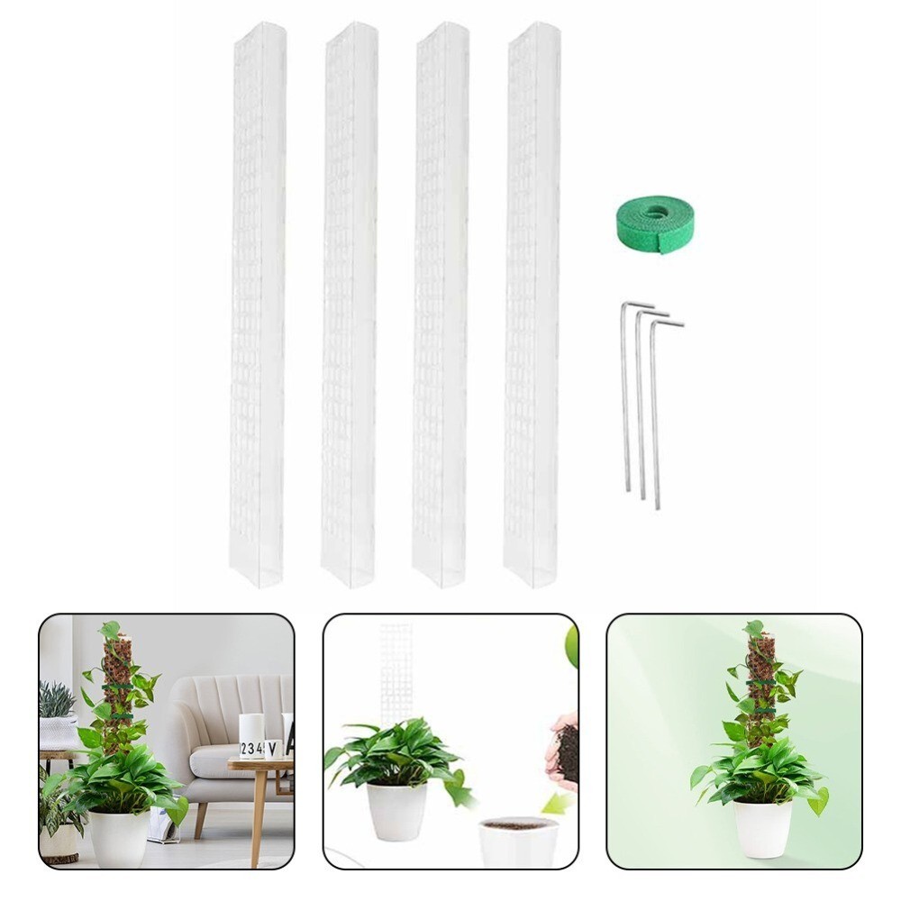 For SURFACE Clear Moss Pole Sphagnum Moss Pole Indoor Climbing Plants Flat