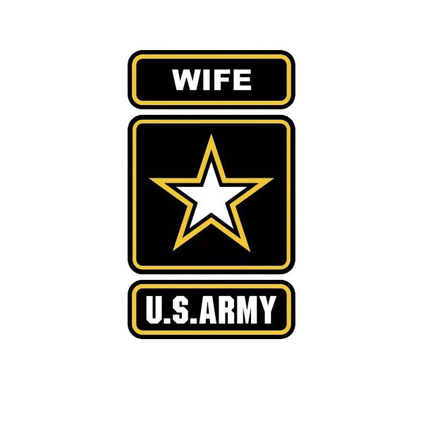 Military Wife Sticker Decal