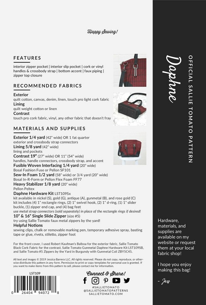 Daphne Hand Bag by Sallie Tomato