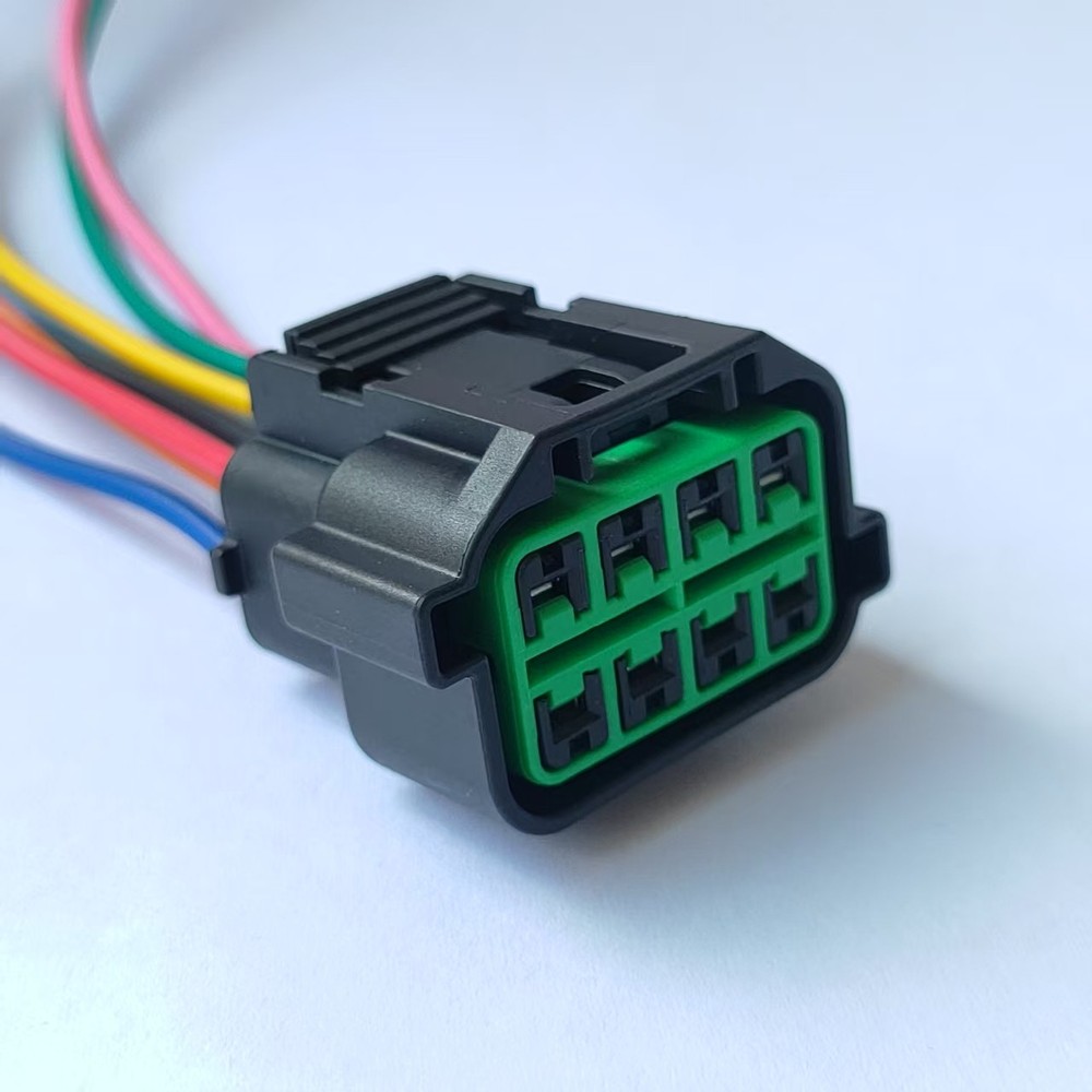 8-Way Front Halogen Headlight Connector Pigtail For 2012-2017 Kia Rio