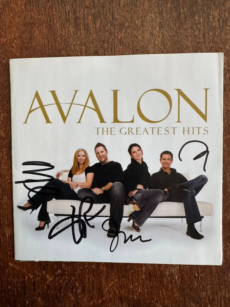Avalon   signed cd booklet for their Greatest Hits  cd  2009