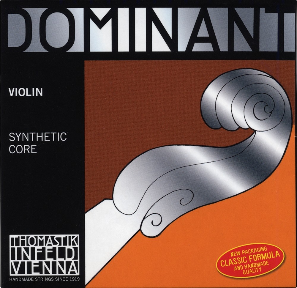 Thomastik Dominant 4/4 Weich Light Violin Strings 4/4 Steel E String, Loop End