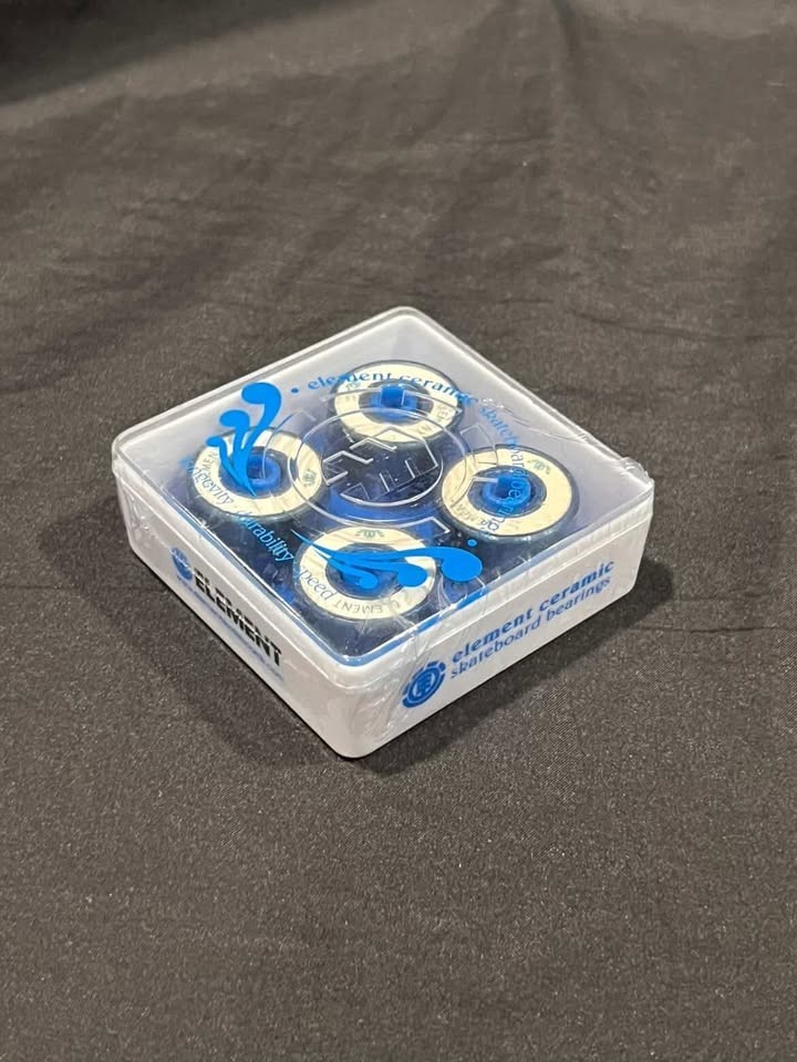 Element Skateboard Ceramic Bearings (Blue / White)