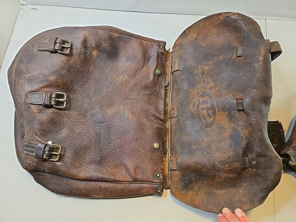 WWI Saddle Bags - Marked US
