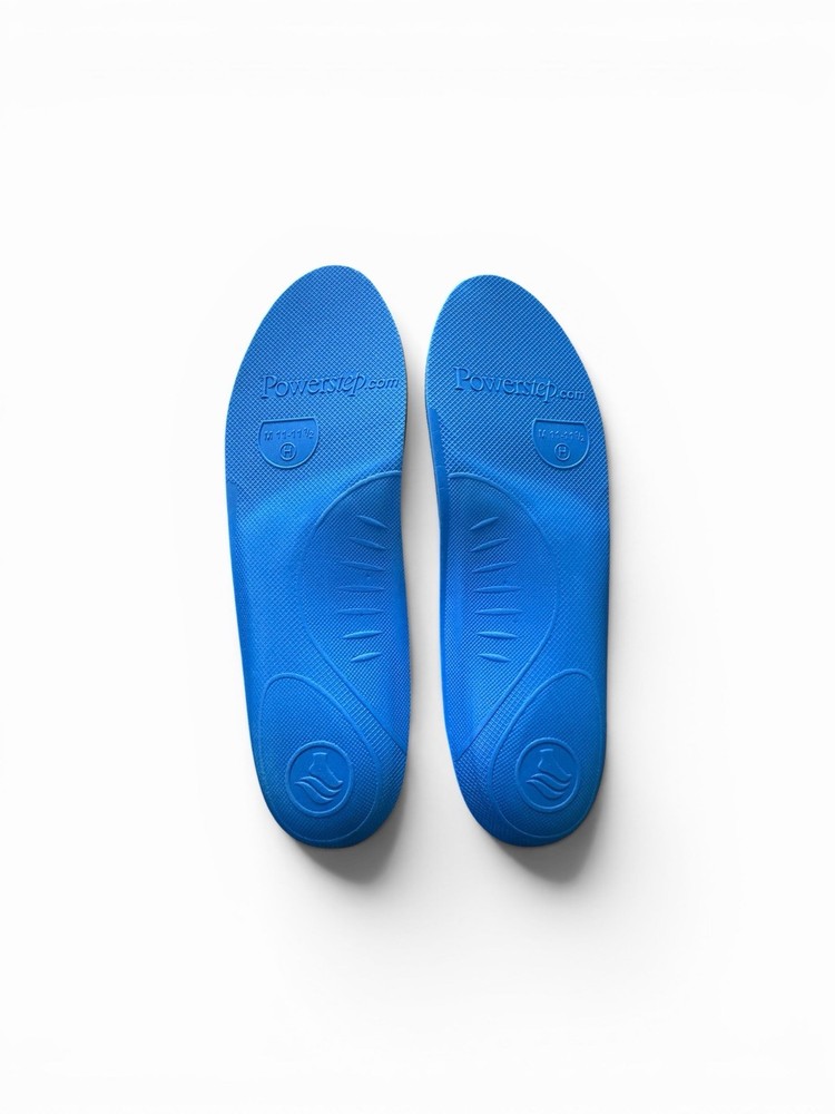 Powerstep Men’s Orthotic Insoles Protech Control Arch Support Size 11-11.5