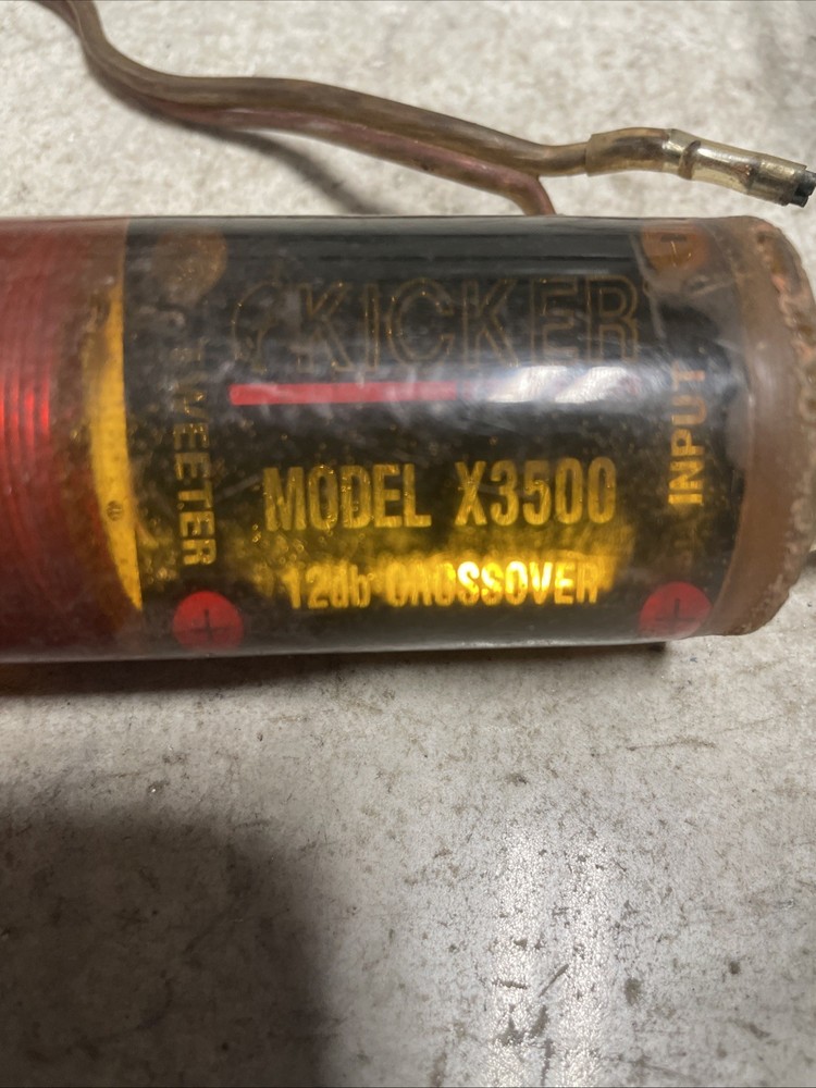 kicker model X3500, 12 db crossover