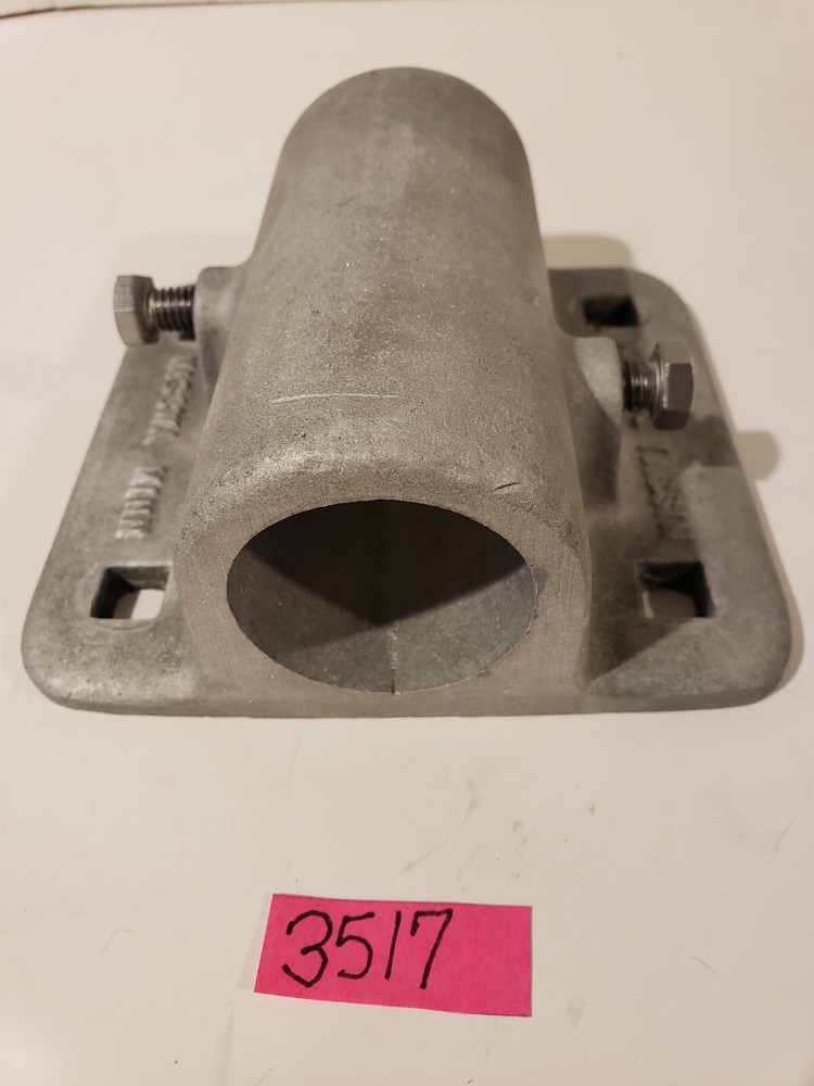 DOCK PIPE BRACKET FORGED ALUMINUM W/STAINLESS FASTENER
