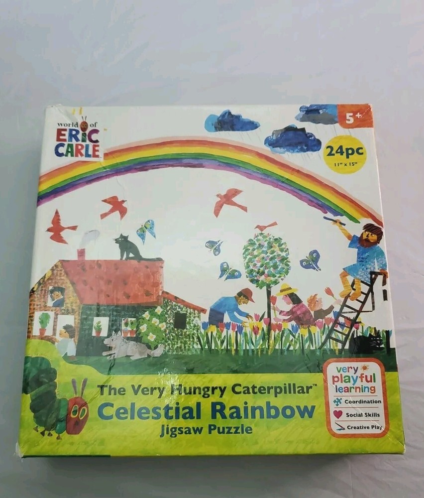 Eric Carl’s 24 Piece Puzzle Celestial Rainbow Jigsaw Puzzle