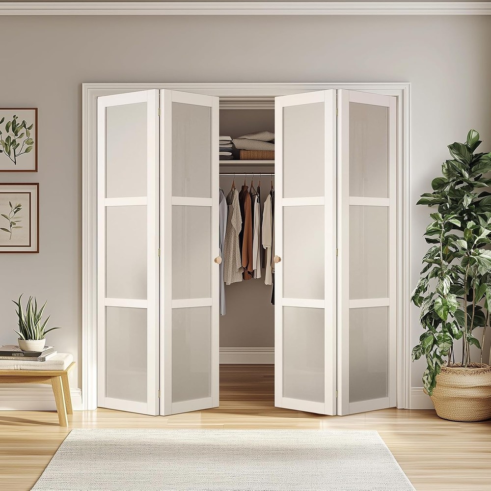 Kit herrajes puerta plegable armario 48 pulgadas