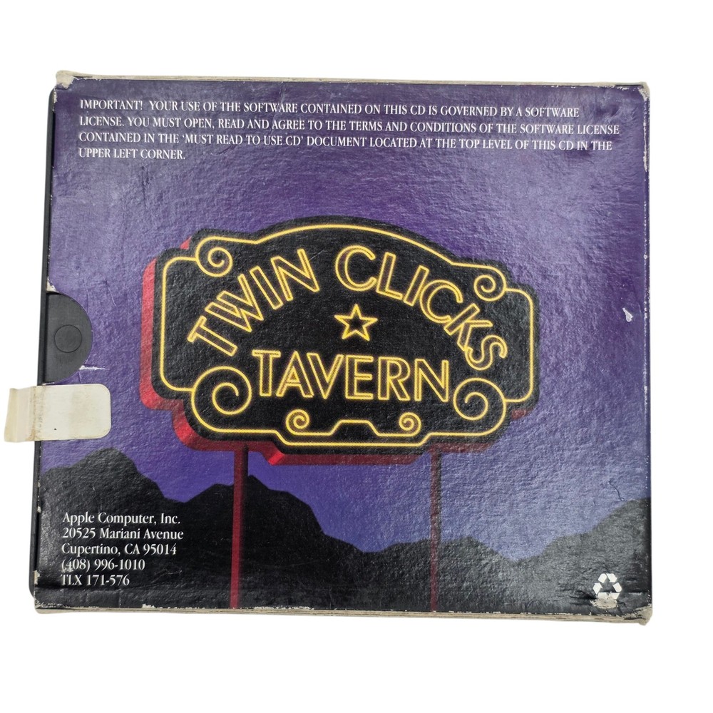 1993 Apple Developer CD “The Postman Always Clicks Twice” Jan Vintage Mac