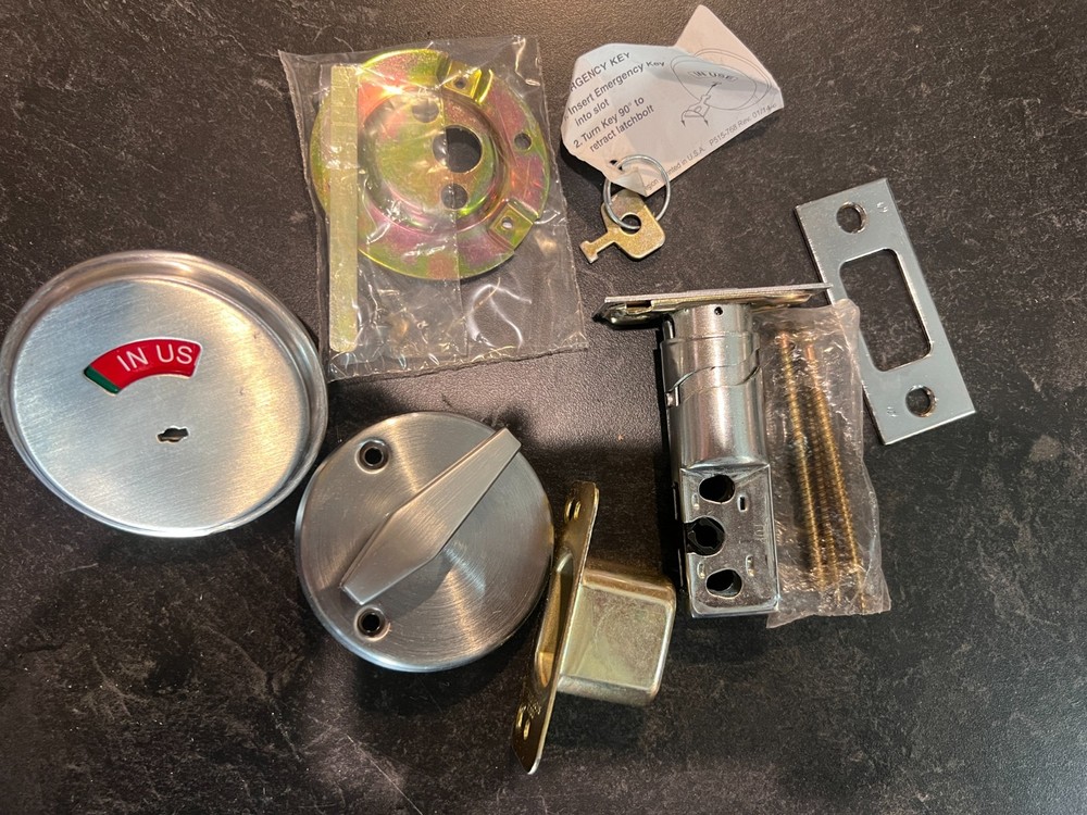 Falcon D271 626 Deadbolt Turn Inside x Occupancy Indicator – Open Box