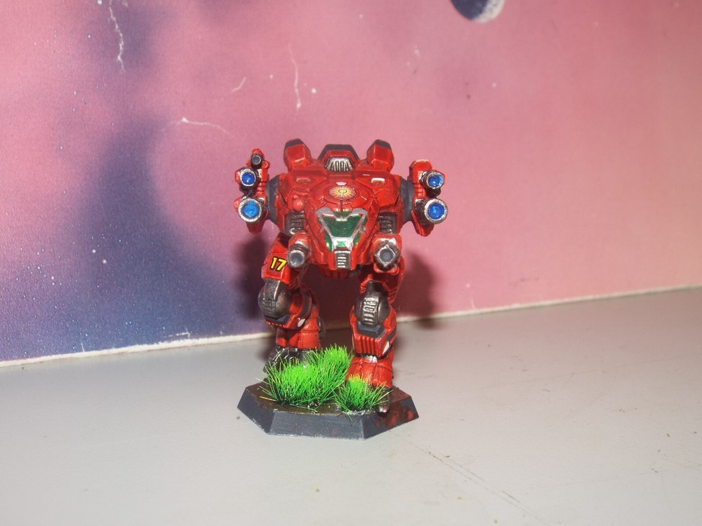 BATTLETECH SAGITTAIRE MECH [HOUSE DAVION] (CATALYST, PLASTIC, PAINTED)