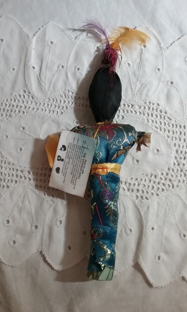 Handmade Straw Voodoo Doll 9"