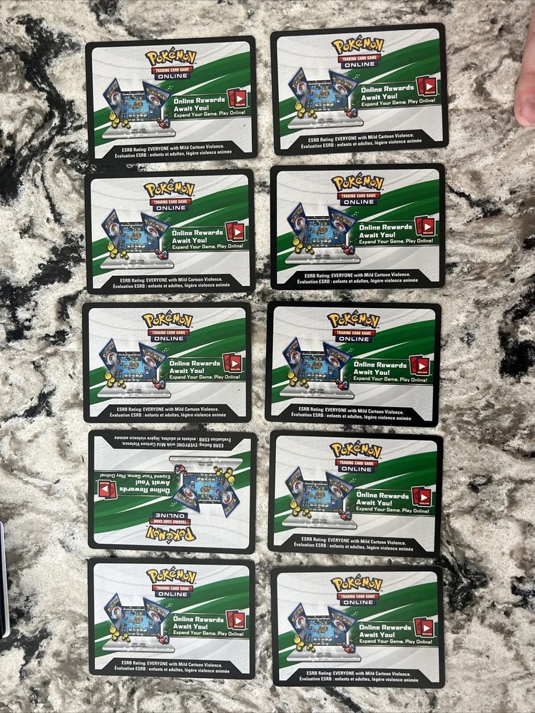 Pokemon TCG Online Code Card Lot - 10 UNUSED Codes from Random Sets🔥READ