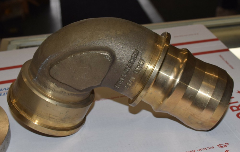 HYDRASEARCH D17862 2.5" 90 DEGREE HOSE TO FLANGE END FITTING ELBOW 90EF-449B4