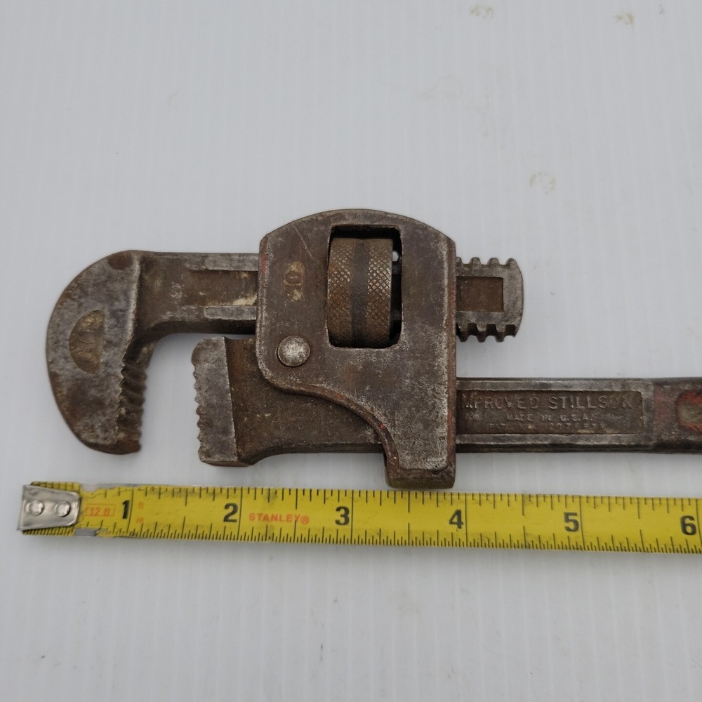 Vintage WALWORTH STILLSON 10" Adjustable Pipe Monkey Wrench