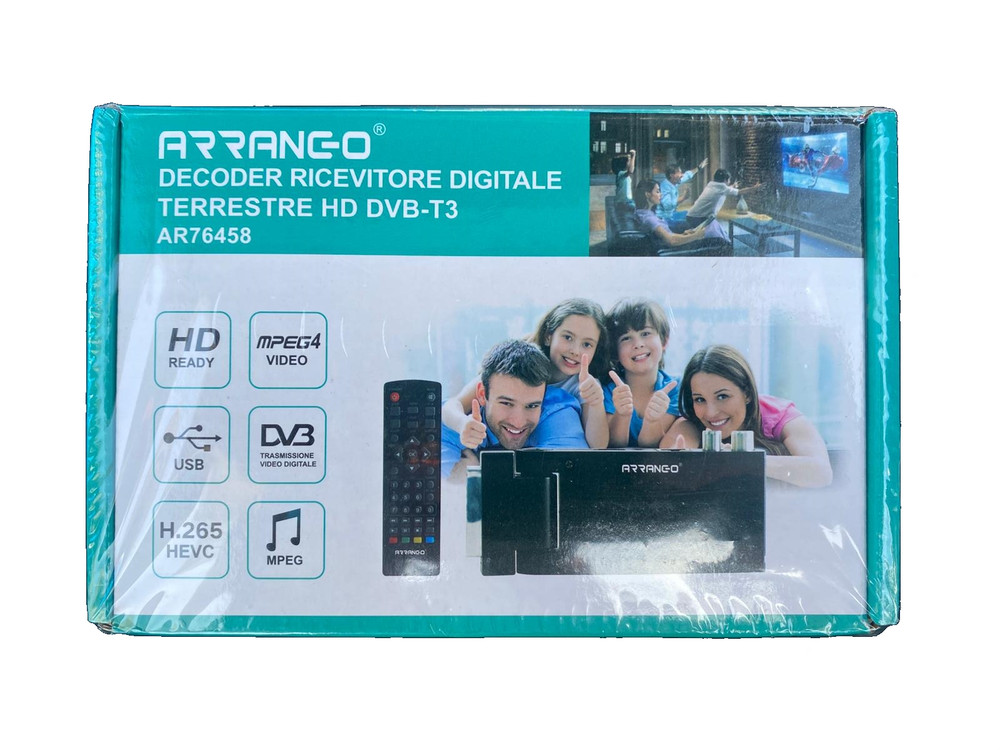 HD Digital Terrestrial Receiver Decoder DVB-T3 WIFI Adjustable ARRANGO AR76458