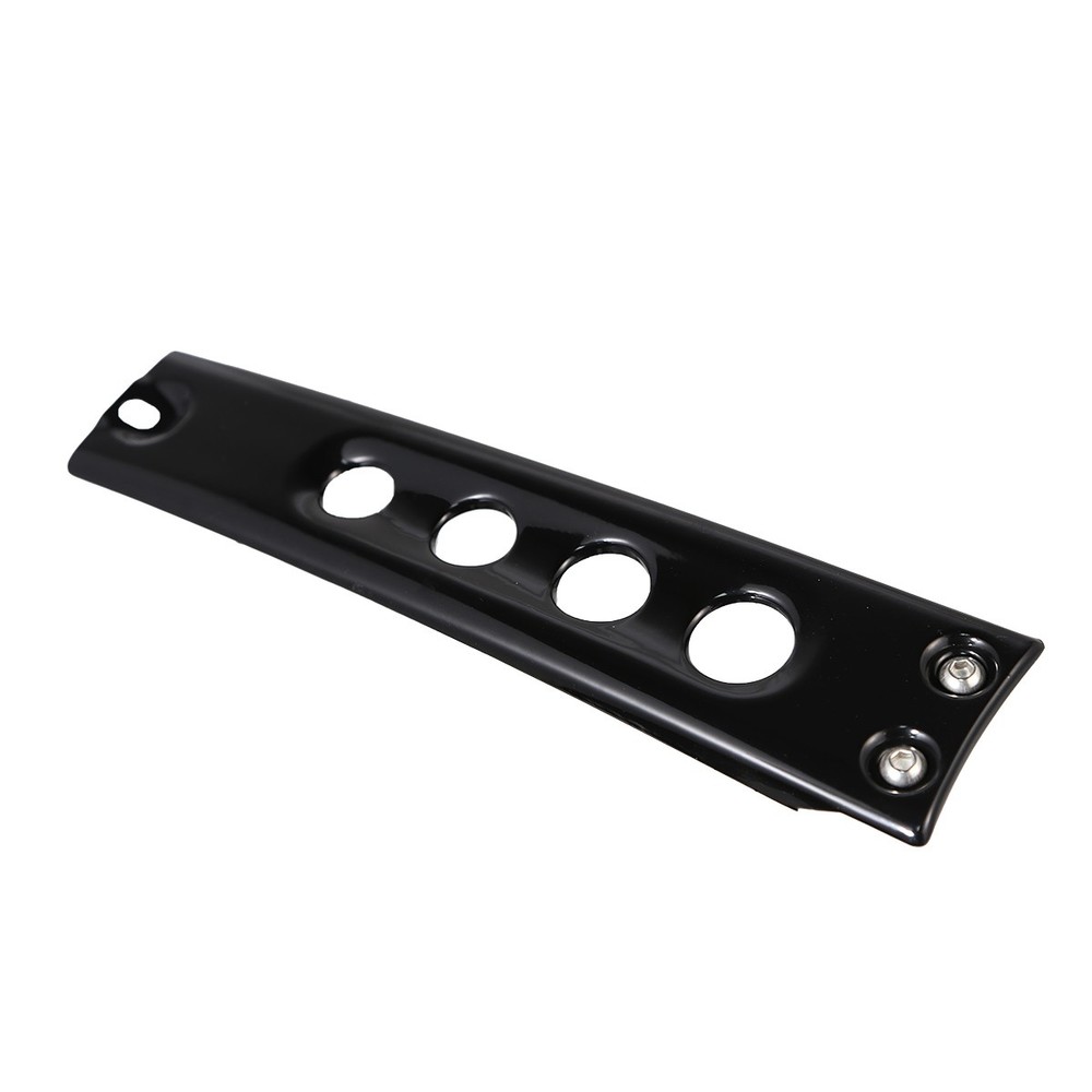 Gloss Black Metal Switch Console Dash Panel For Harley Softail Fat Boy 2018-2025