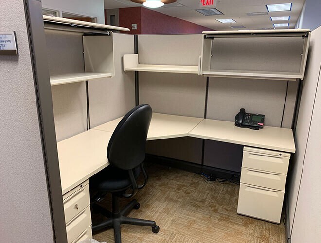 Herman Miller AO2 6x7 Used Cubicles