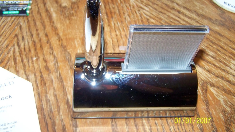 Things Remembered Lighted Touch Multi Function Clock. TimeTemperatureDateTimer