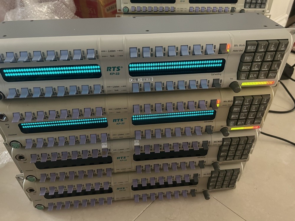 RTS Kp-32 intercom key panel with power adapter, microphone -- 1 unit price