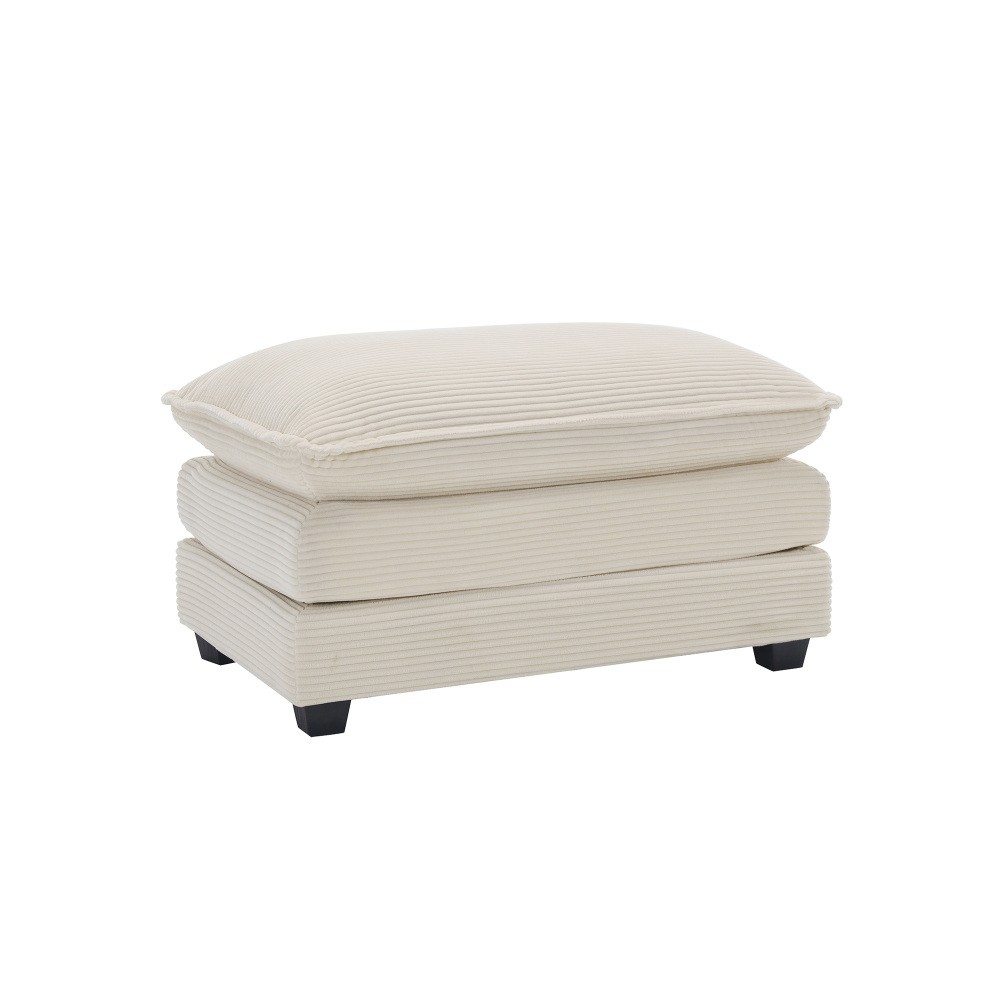 Footstool Corduroy With double-layer cushion With removable armrests