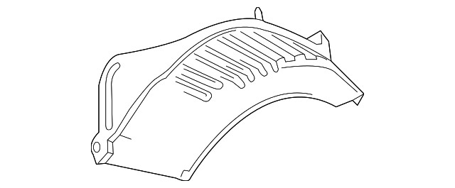 Genuine GM Driver Side Quarter Inner Lower Panel 84137575