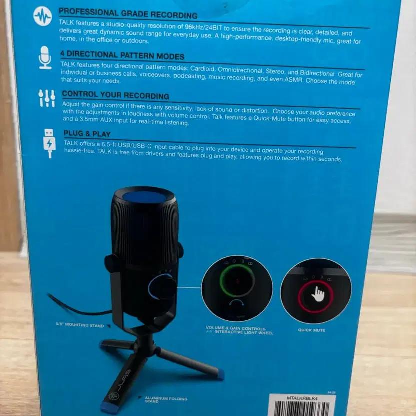 JLab Talk USB Microphone with Stand Official